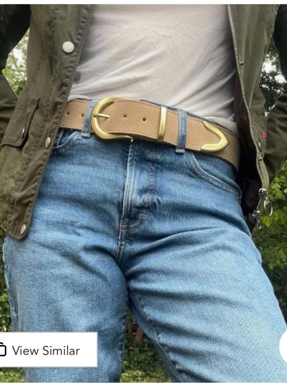 Beige Nisolo Bonnie Belt - NWT